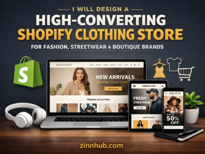 I Will Design a High-Converting Shopify Clothing Store for Fashion, Streetwear & Boutique Brands