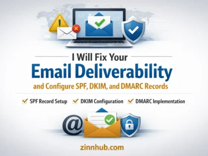 I Will Fix Your Email Deliverability and Configure SPF, DKIM, and DMARC Records