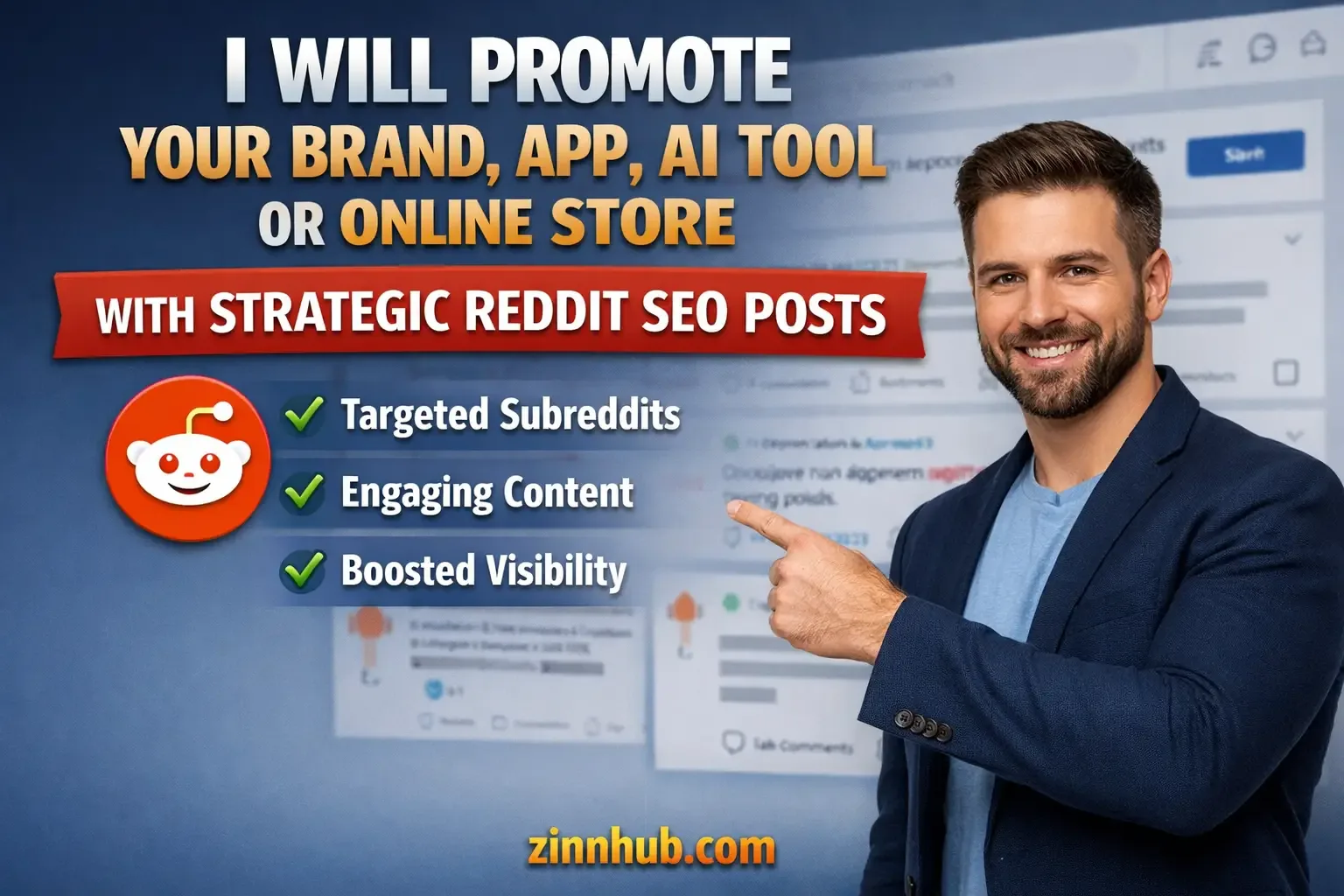 I Will Promote Your Brand, App, Ai Tool Or Online Store With Strategic Reddit Seo Posts 1 I Will Promote Your Brand, App, Ai Tool Or Online Store With Strategic Reddit Seo Posts