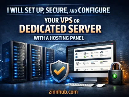 I Will Set Up, Secure, and Configure Your VPS or Dedicated Server With a Hosting Panel