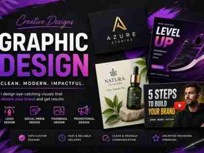 I will design professional social media graphics, banners, and promotional visuals for your brand