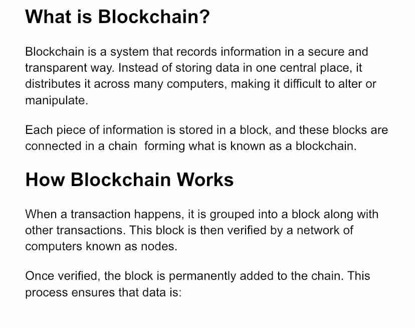 Blockchain in Simple Terms: A Clear Guide to How Digital Trust Works