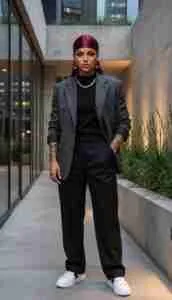 Modern fashion portrait