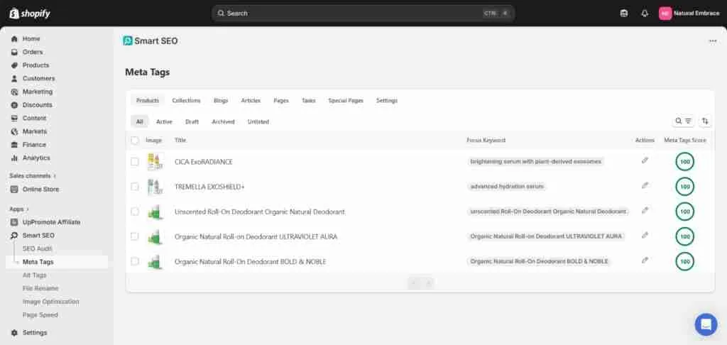 Product SEO Optimization