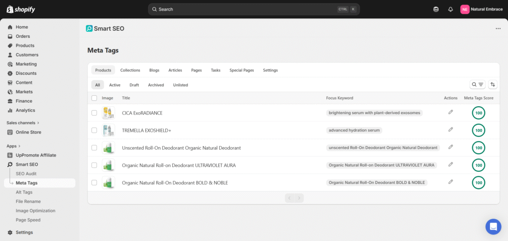 Shopify Marketing Portfolio