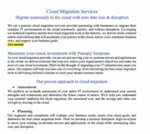 Panoply IT Solutions - Website Content Project