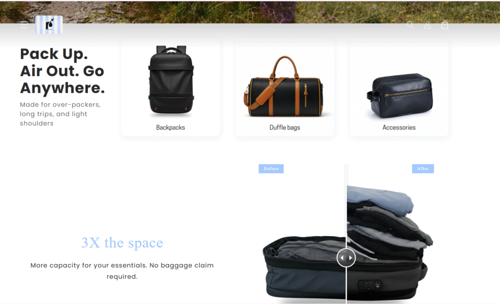 Single Product Shopify Store Design for E-Commerce Brand