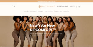 NipComfort – Single Product Shopify Store Design