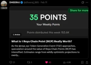 Reya Chain Article