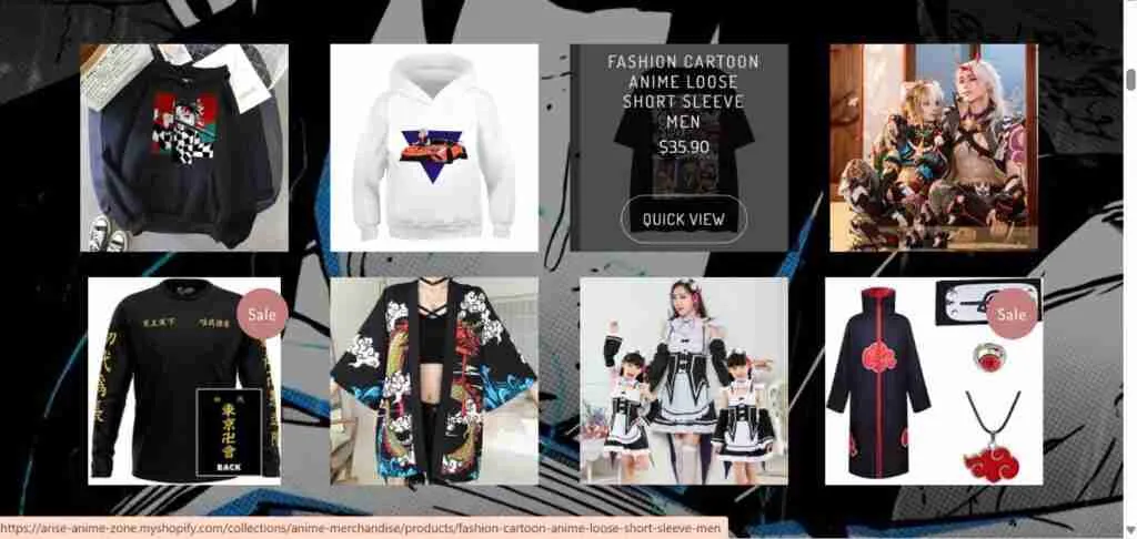 Anime Shopify Hoodies