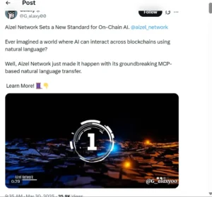 one of my videos on x