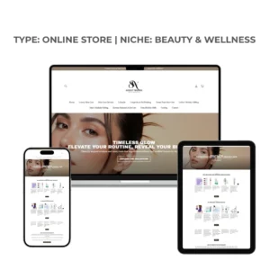 Shopify store design for Beauty & Skincare