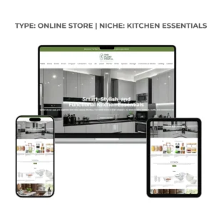Shopify store design for Kitchen Essentials