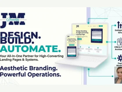 I will design a high-converting landing page and website with CRM and automation integration