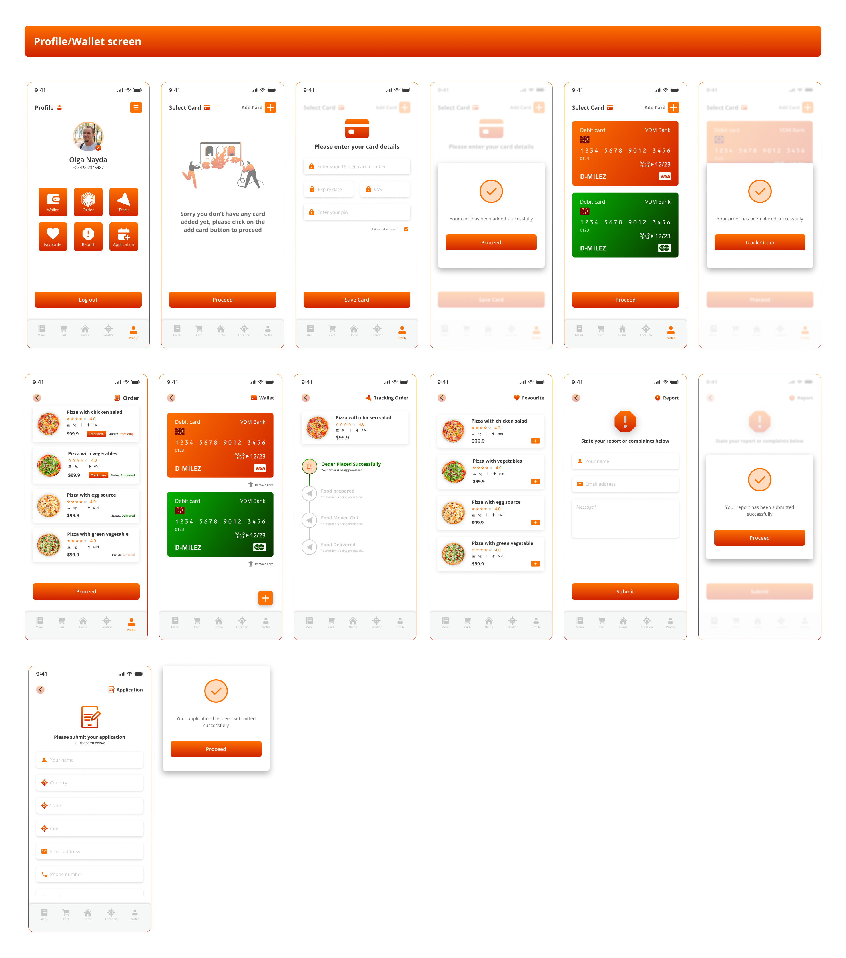 Foodie Mobile App UI/UX Design