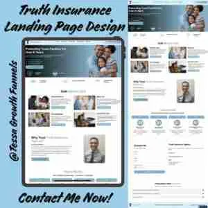 TRUTH INSURANCE LANDING PAGE DESIGN