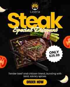 Steak House Promo Flyer