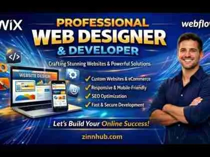 I will build a modern Webflow or Wix website for healthcare, landing pages, and ecommerce