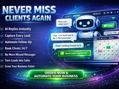 Build AI Lead Capture & Booking Automation System for Businesses