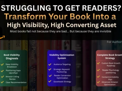 I will audit and optimize your book positioning, Amazon listing, and discoverability to increase sales