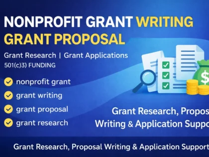 I will write compelling grant proposals and find grant opportunities for nonprofits and startups