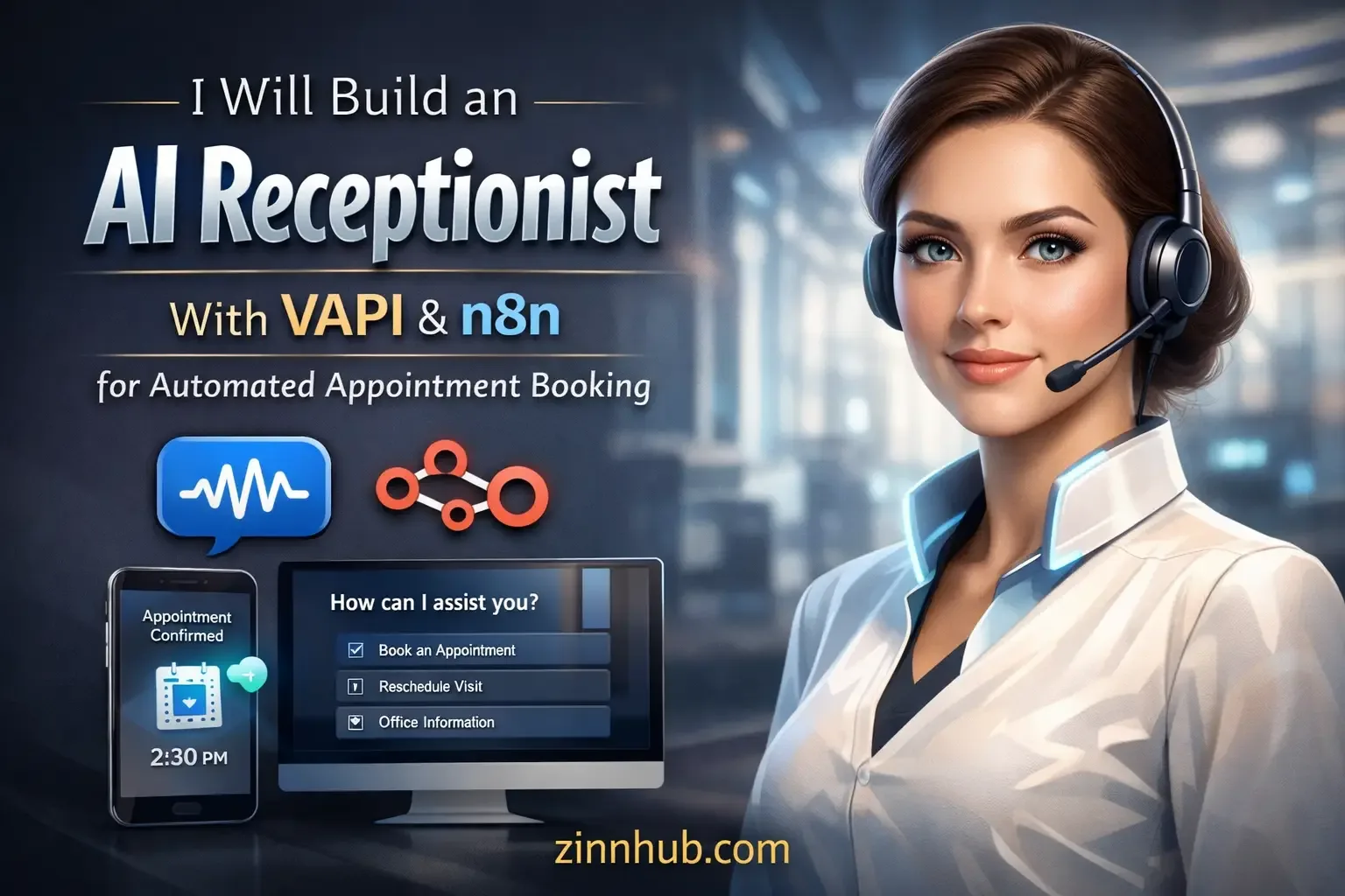 I Will Build An Ai Receptionist With Vapi &Amp; N8N For Automated Appointment Booking 1 I Will Build An Ai Receptionist With Vapi &Amp; N8N For Automated Appointment Booking