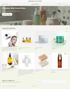 Modern Wellness Shopify Store Design