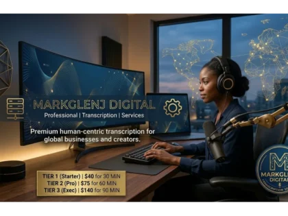 I will provide accurate human-verified audio and video transcription