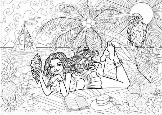 Line art illustration