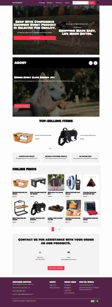 High-Converting Pet eCommerce Website Design
