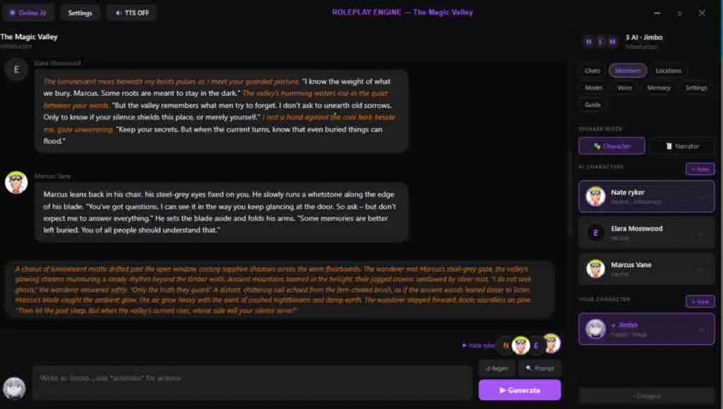 AI Roleplay Character