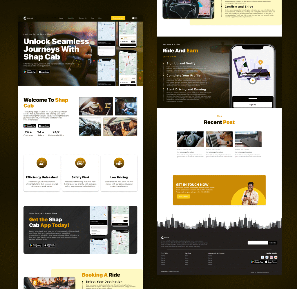 Landing Page UI Design