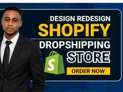 I Will Design and Build a Shopify Store or Drop shipping Website