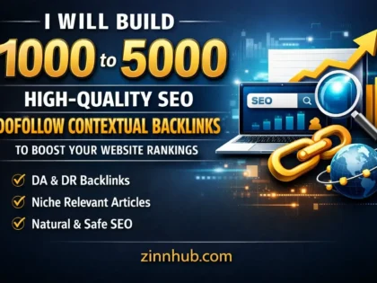 I Will Build High-Quality Seo Dofollow Contextual Backlinks To Boost Your Website Rankings