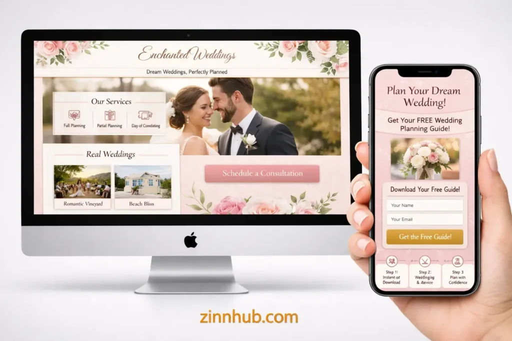 GoHighLevel Wedding Planner Website & Funnel System