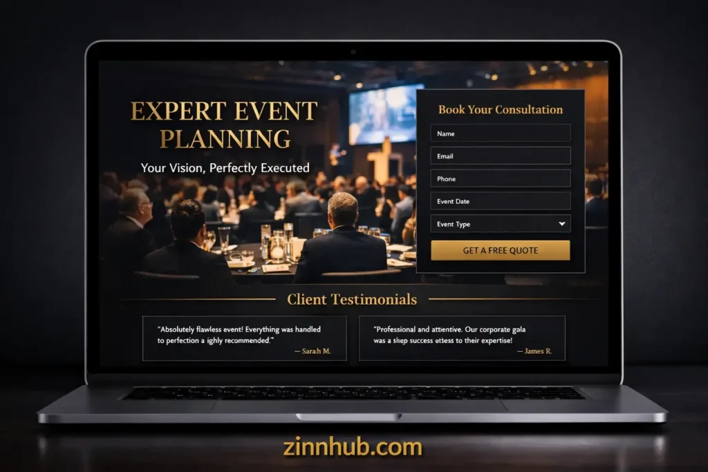 Event Planning Lead Generation System — GoHighLevel