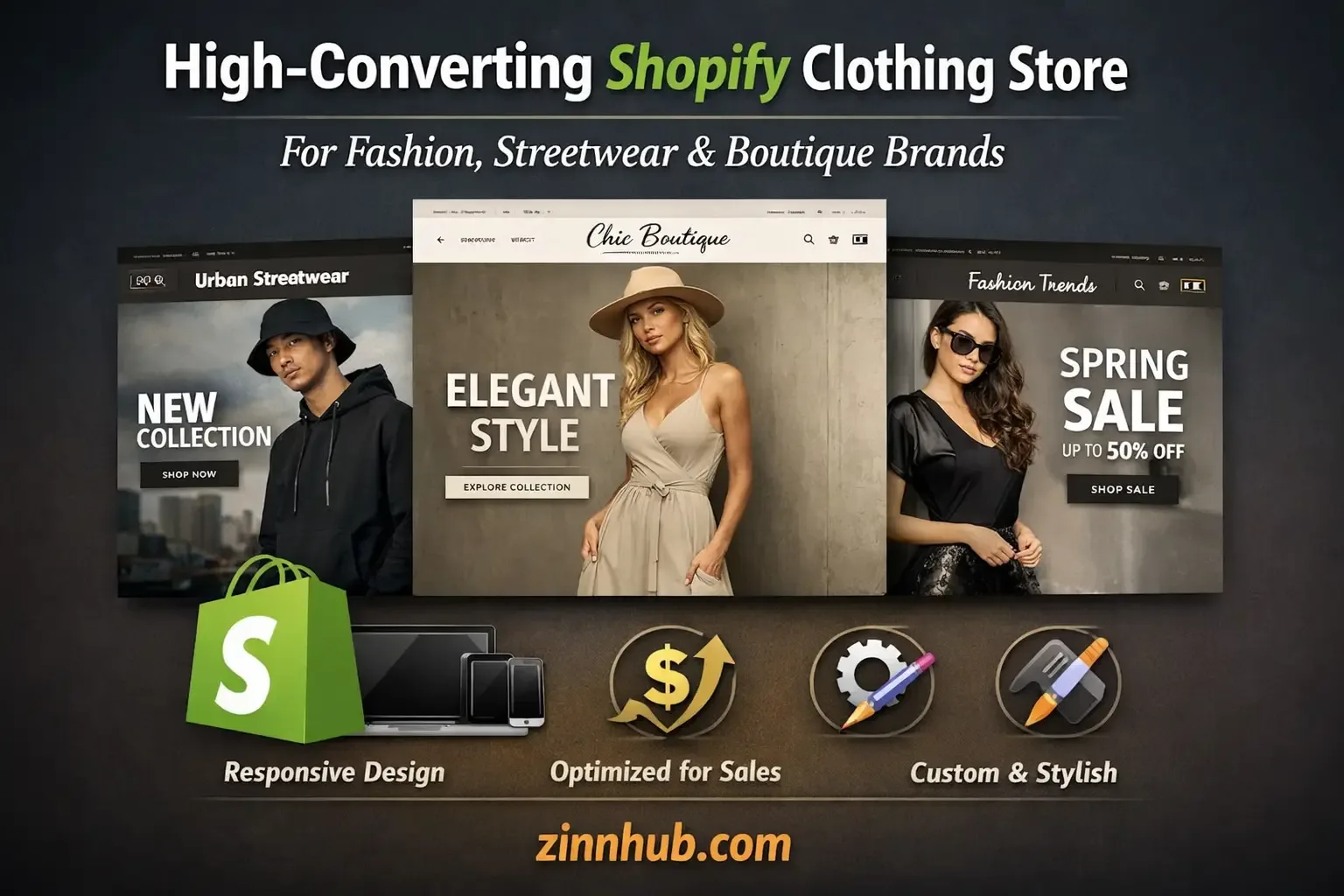 I Will Design A High-Converting Shopify Clothing Store For Fashion, Streetwear &Amp; Boutique Brands 2 I Will Design A High-Converting Shopify Clothing Store For Fashion, Streetwear &Amp; Boutique Brands - Image 2