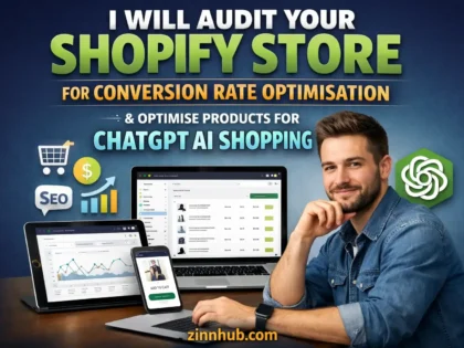 I Will Audit Your Shopify Store for Conversion Rate Optimisation & Optimise Products for ChatGPT AI Shopping