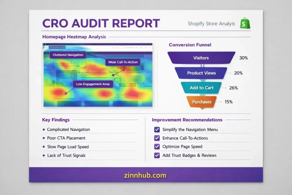 Shopify CRO & Technical Audit — Fashion Ecommerce Store