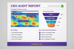 Shopify CRO & Technical Audit — Fashion Ecommerce Store