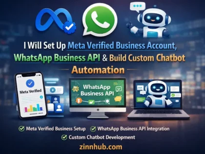 I Will Set Up Meta Verified Business Account, WhatsApp Business API & Build Custom Chatbot Automation