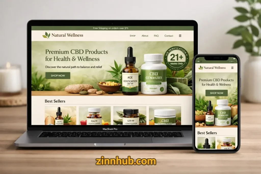 CBD Wellness Ecommerce Store — Shopify Design & Compliance