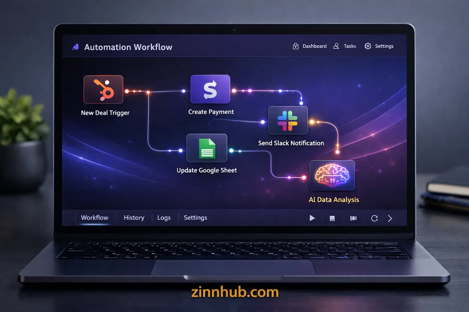 I Will Build Ai-Powered Business Automation With N8N, Make, Zapier, Hubspot, Stripe &Amp; Crm Integration 2 I Will Build Ai-Powered Business Automation With N8N, Make, Zapier, Hubspot, Stripe &Amp; Crm Integration - Image 2