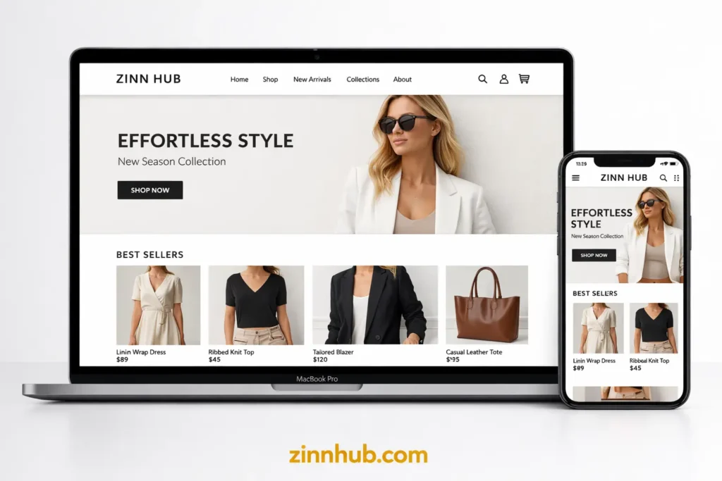 Shopify Store Design — Fashion Ecommerce Launch