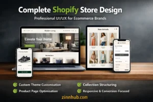 Shopify Website Design — Full UI/UX Ecommerce Store