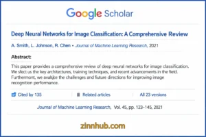 Research Article Writing & Google Scholar Publication