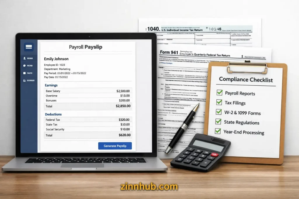 Payroll Processing & Payslip Generation — Sage