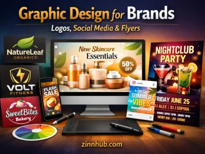 Graphic Design for Brands | Logos, Social Media & Flyers