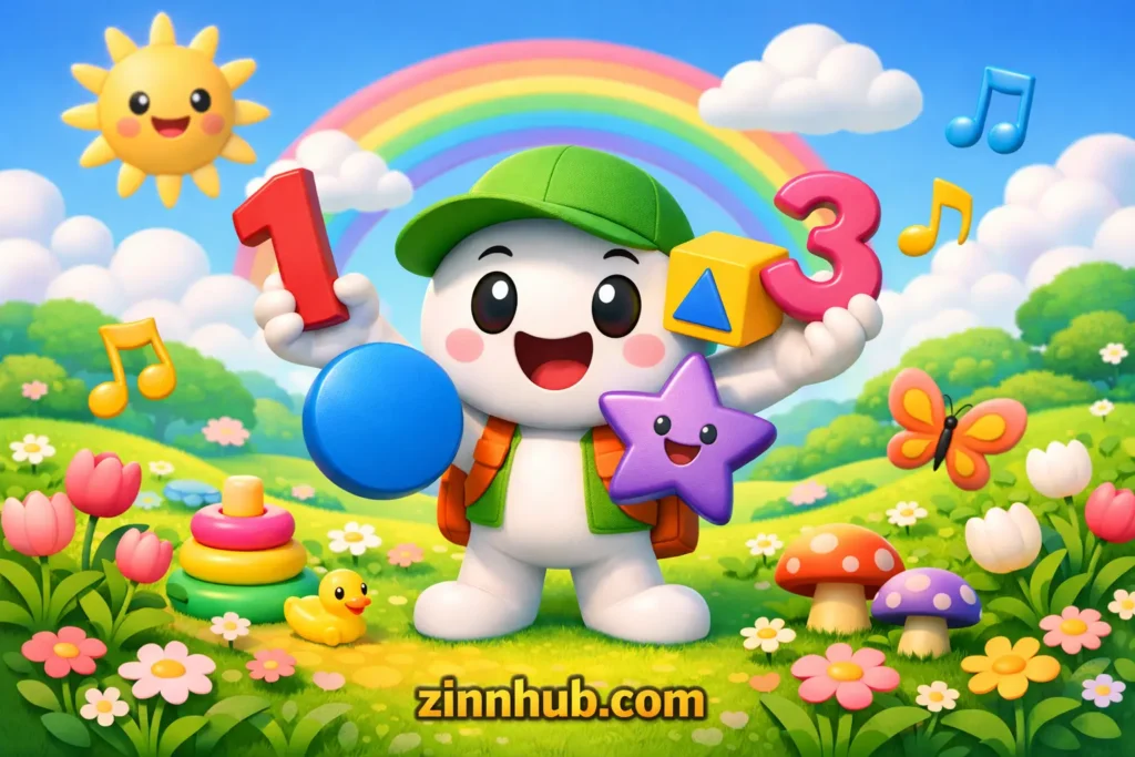 3D Animated Kids Learning Song Video