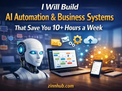 I Will Build AI Automation & Business Systems That Save You 10+ Hours a Week